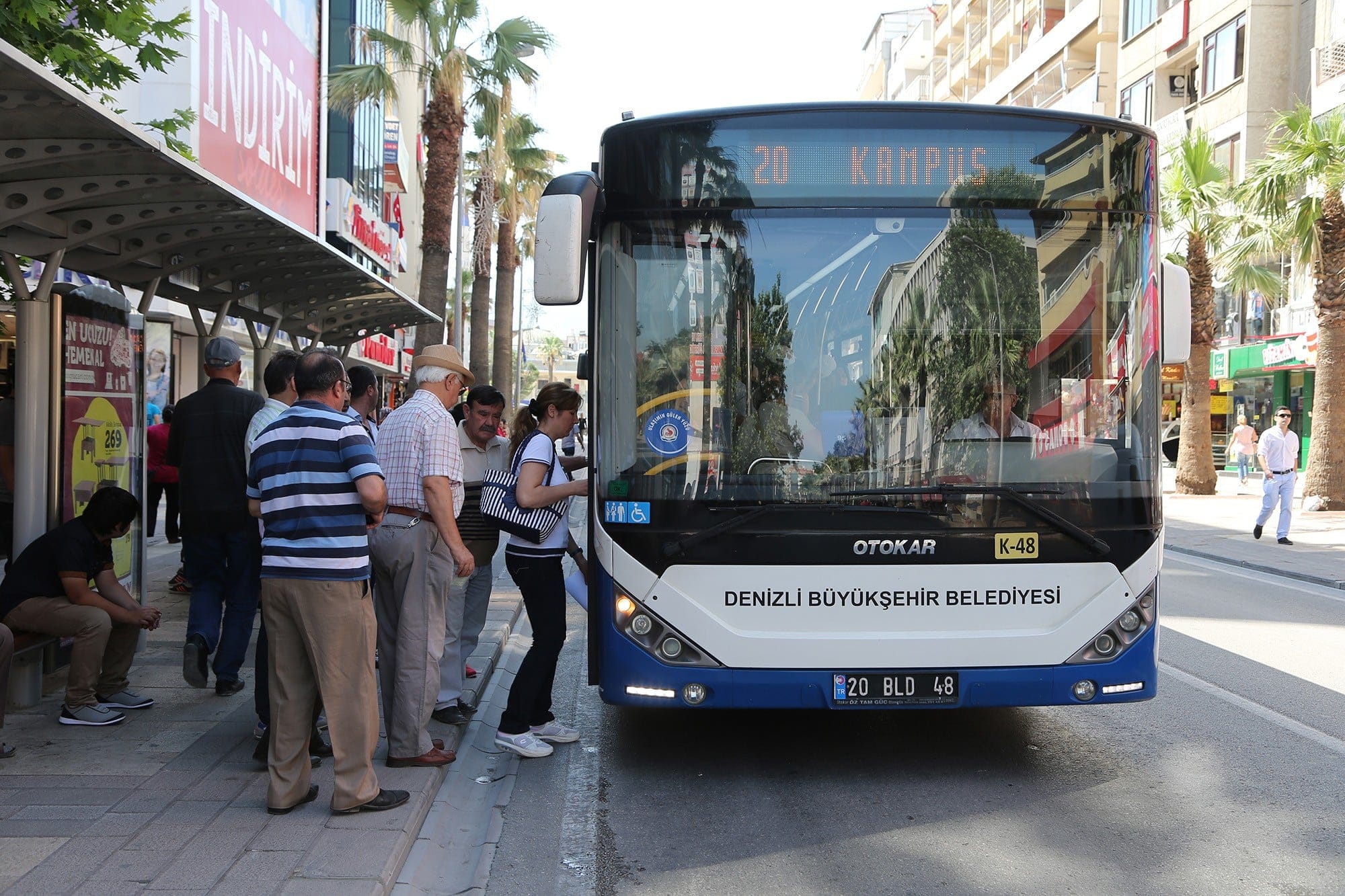 KPSS SINAVINA GİRENLERE OTOBÜSLER BEDAVA…