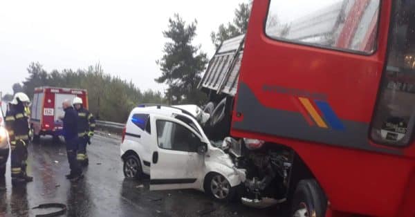CANKURTARAN’DA FECİ KAZA: 1 ÖLÜ 2 YARALI…