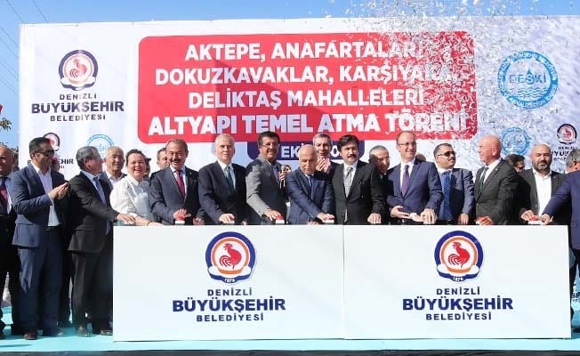 “95 MİLYON LİRALIK” ALTYAPI YATIRIMININ, TEMEL ATMA TÖRENİ YAPILDI…