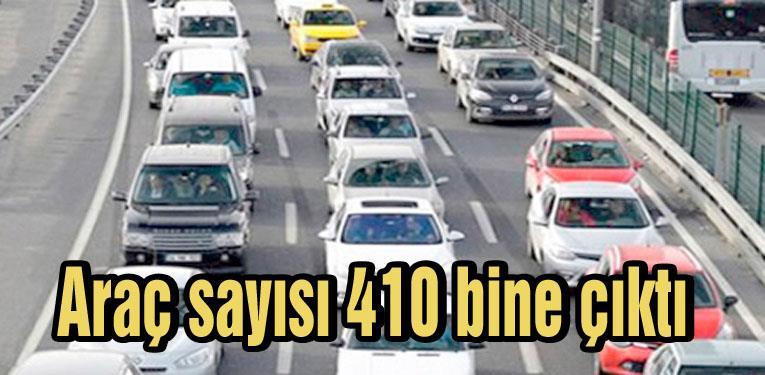DENİZLİ’DE ARAÇ SAYISI 409.958’e ULAŞTI…