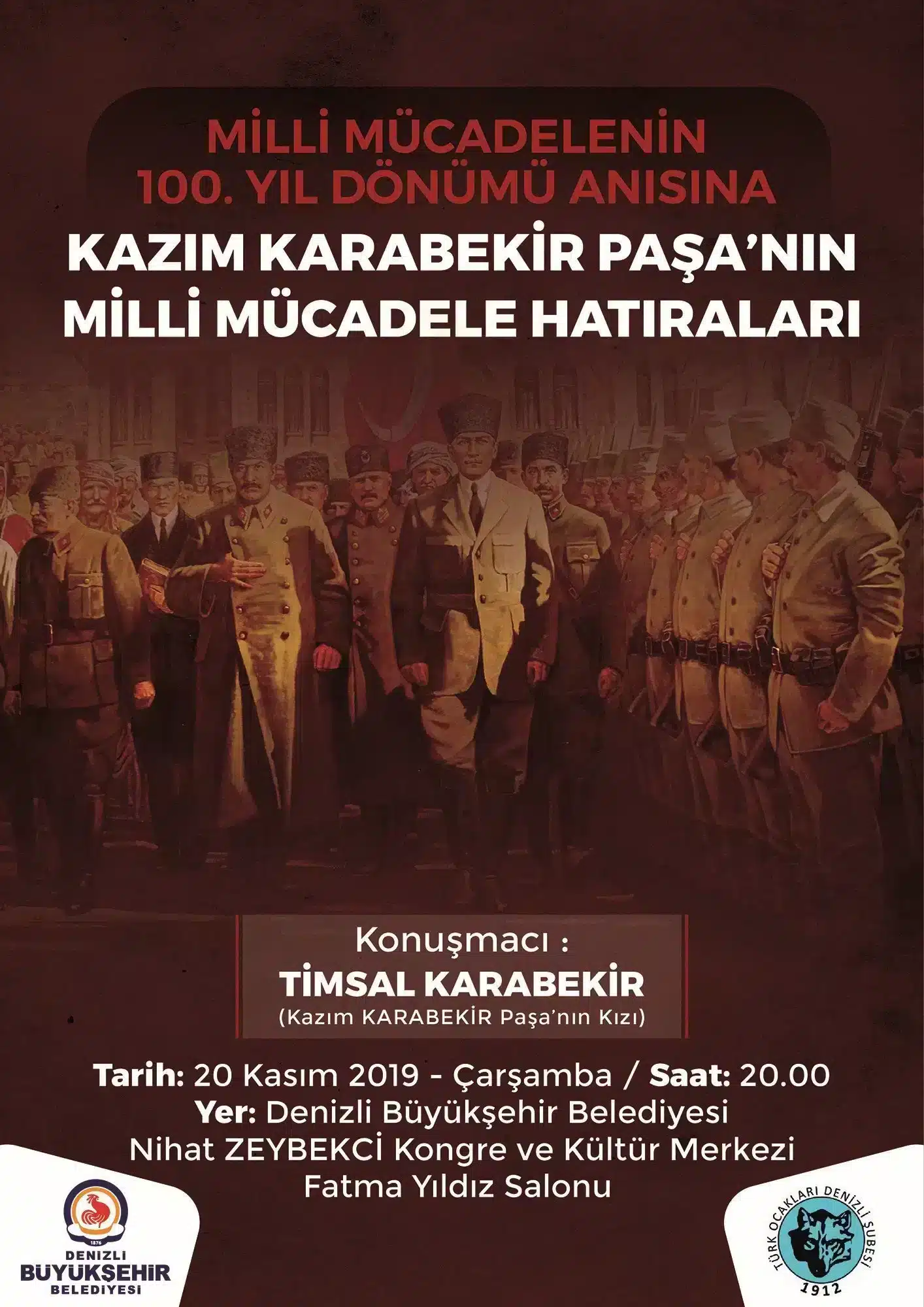 KAZIM KARABEKİR’İN KIZI, BABASINI ANLATACAK…