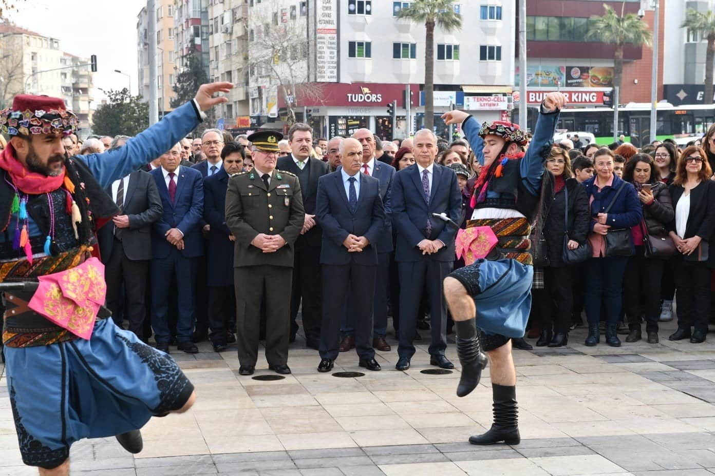 ATA’NIN DENİZLİ’YE GELİŞİ, TÖRENLERLE ANILDI…