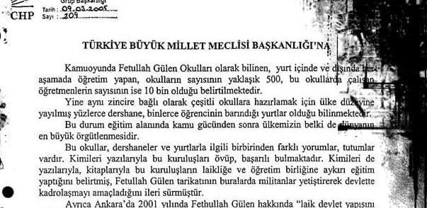 FETÖ İÇİN VERİLEN İLK ÖNERGEDE, O’NUN İMZASI VARDI…