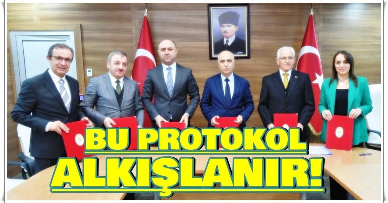 5 KURUM, BU PROTOKOL İÇİN EL ELE VERDİ…