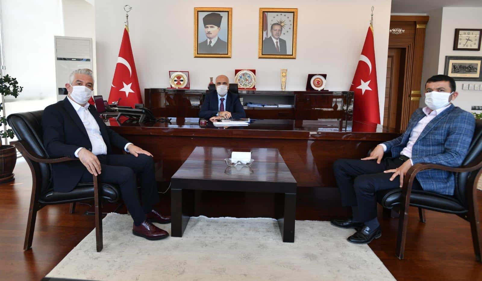 SANCAR VE ÇAVUŞOĞLU, VALİ KARAHAN’A TERMİK SANTRAL PROJESİNİ ŞİKAYET ETTİLER…