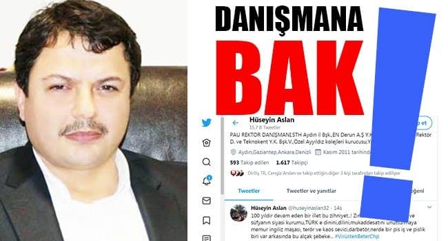 BU İĞRENÇ PAYLAŞIMIN SAHİBİ, KİMİN DANIŞMANI?