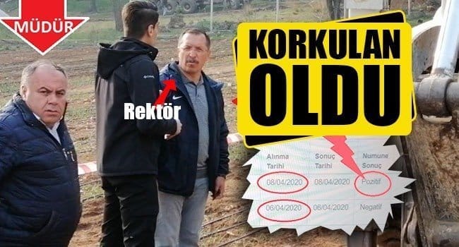 MÜDÜRE ‘COVID-19’ TEŞHİSİ KONULDU…