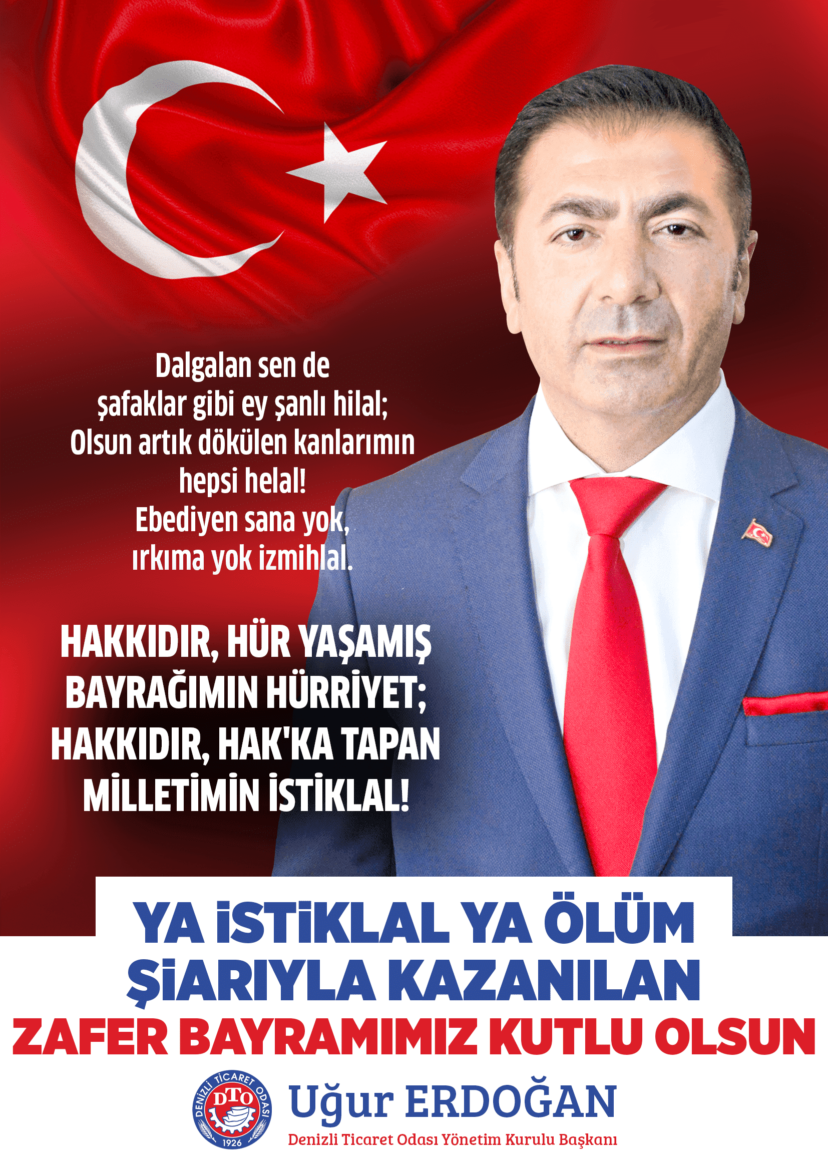 “MİLLETÇE HER ZAMAN BİR VE BERABER DURALIM…”