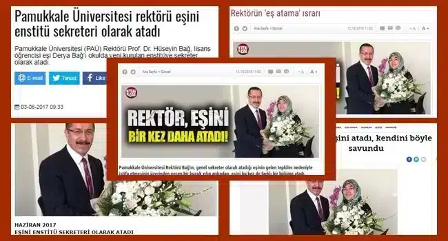 ENERJİSİNİ PAÜ’YE DEĞİL, EŞİNE HARCIYOR…