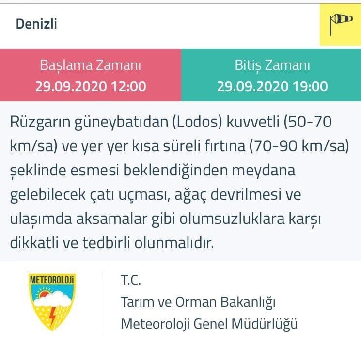 AMAN DİKKAT, METEOROLOJİ SARI ALARM VERDİ…