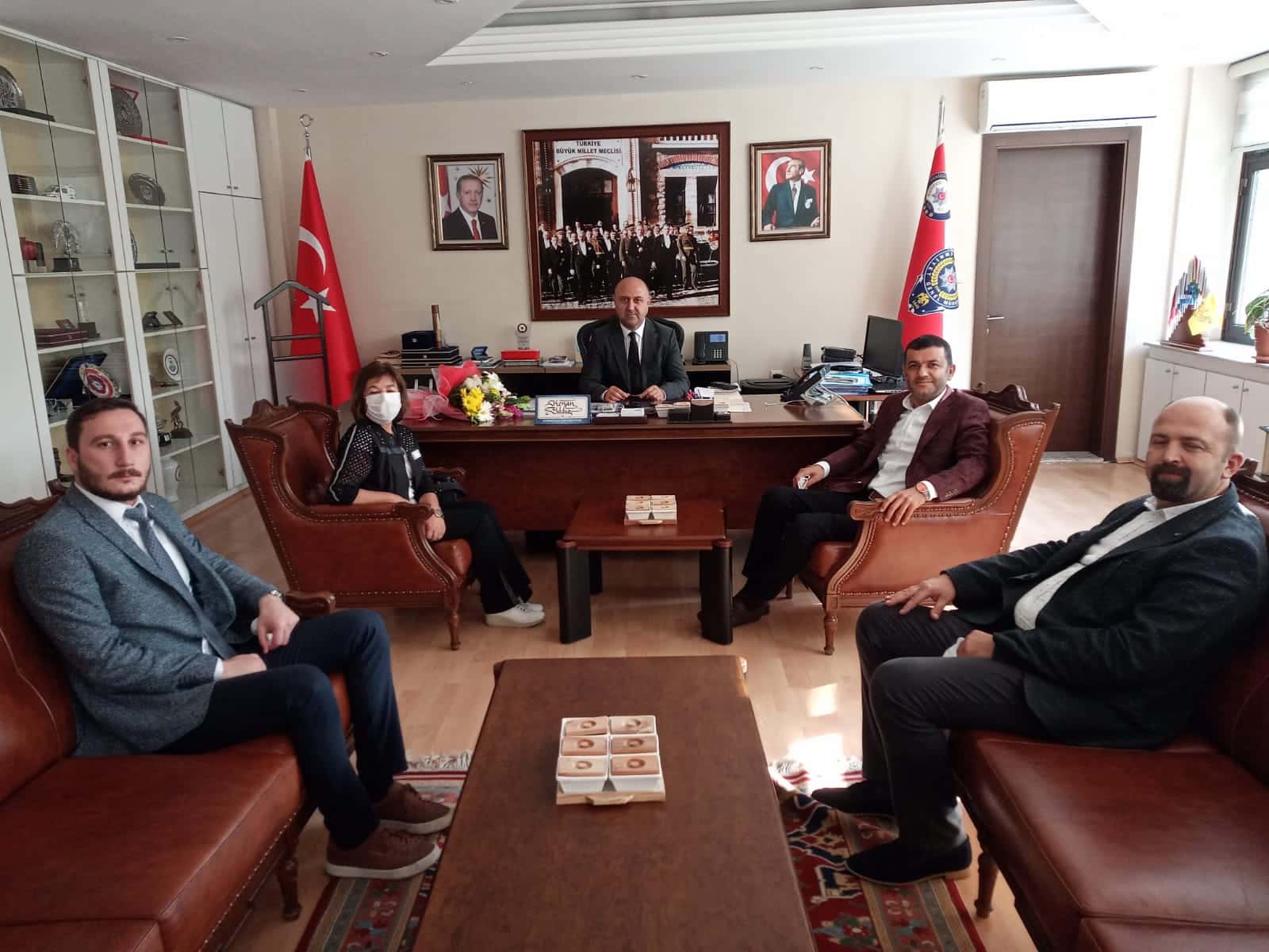 CHP’DEN EMNİYET MÜDÜRÜ YILDIZ’A ZİYARET…