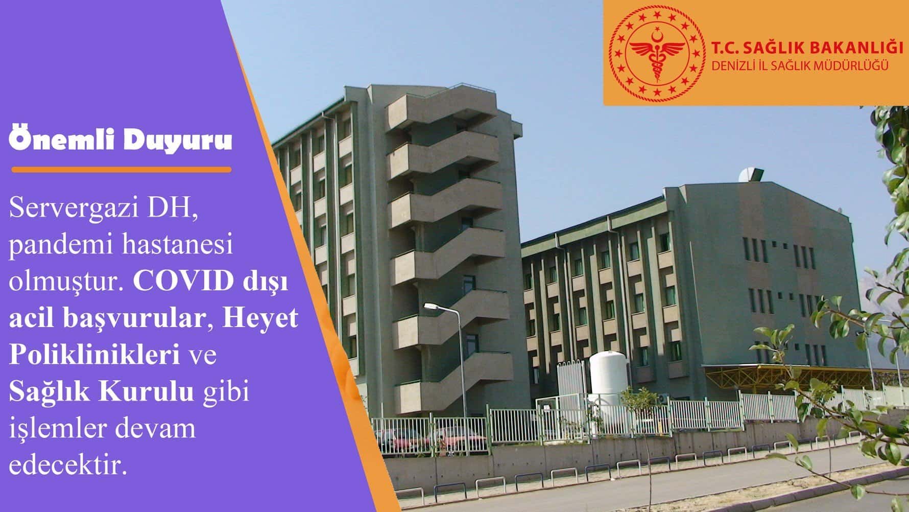 İŞTE DENİZLİ’NİN PANDEMİ HASTANESİ…