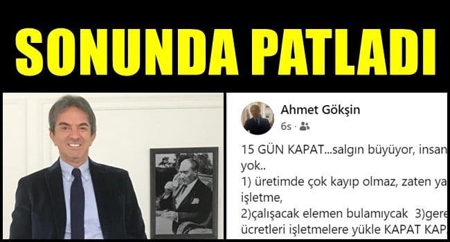 İNSANLAR ÖLÜYOR; İŞLETMELERİ 15 GÜN KAPATIN!