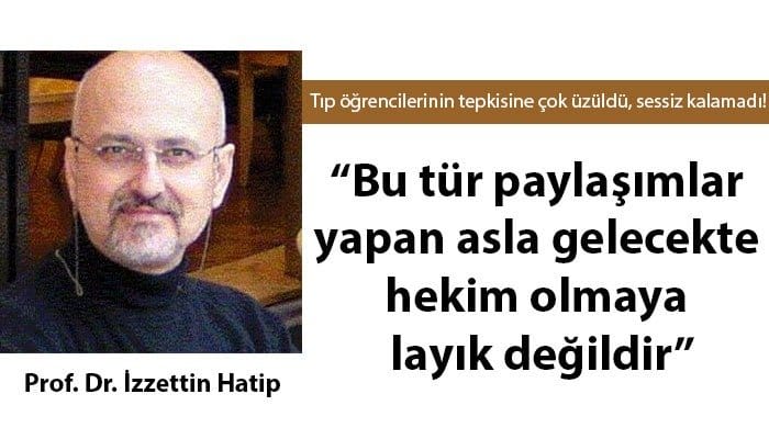 TIP PROFESÖRÜNDEN, ÖĞRENCİLERE SERT TEPKİ…