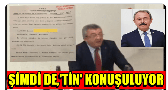 MECLİS’TE ‘KURU EKMEK’ TARTIŞMASI…