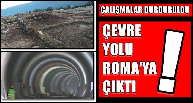 2. ÇEVRE YOLU ÇALIŞMALARI DURDURULDU…