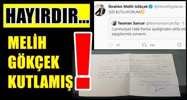 GÖKÇEK KUTLADI, SANCAR YENİ BİR AÇIKLAMA YAYINLADI…