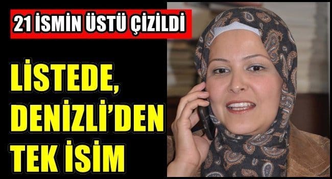 21 KİŞİNİN ÜSTÜ ÇİZİLDİ, DALBUDAK AK PARTİ MKYK LİSTESİNDE…