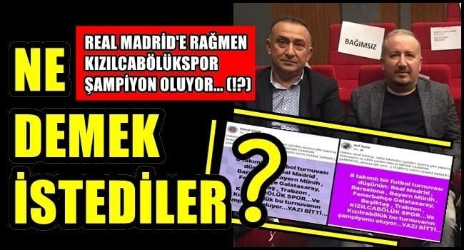 İHALEYİ ‘ZAYIF OLAN NASIL ALDI’ İMASI MI YAPILMAK İSTENDİ?