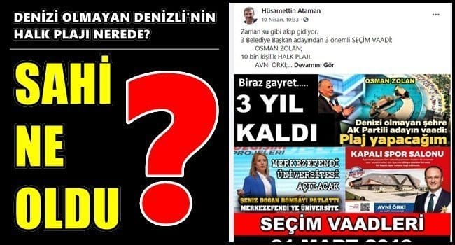 VATANDAŞ HÜSAMETTİN HESAP SORDU…