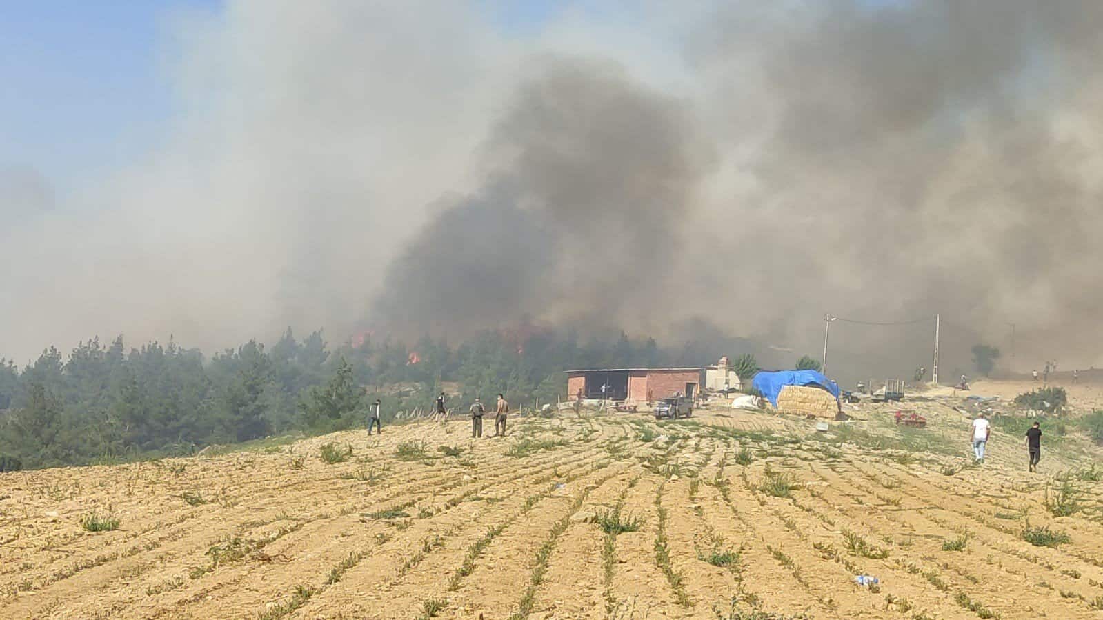 BULDAN YANGINI, YERLEŞİM YERLERİNİ TEHDİT ETMEYE BAŞLADI…