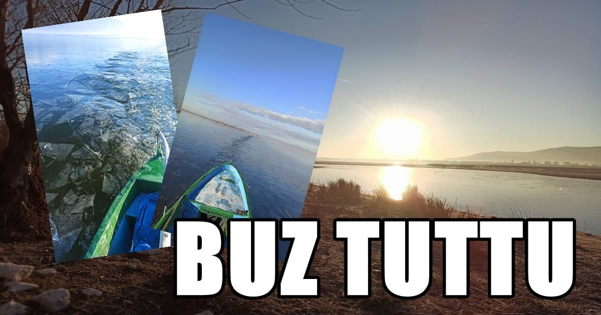 Işıklı Gölü’nün Yüzeyi Buzla Kaplandı…