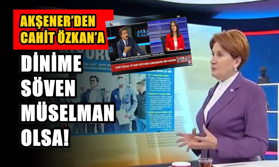 AKŞENER: KENDİ PİSLİKLERİNİ ÖRTMEK İÇİN…