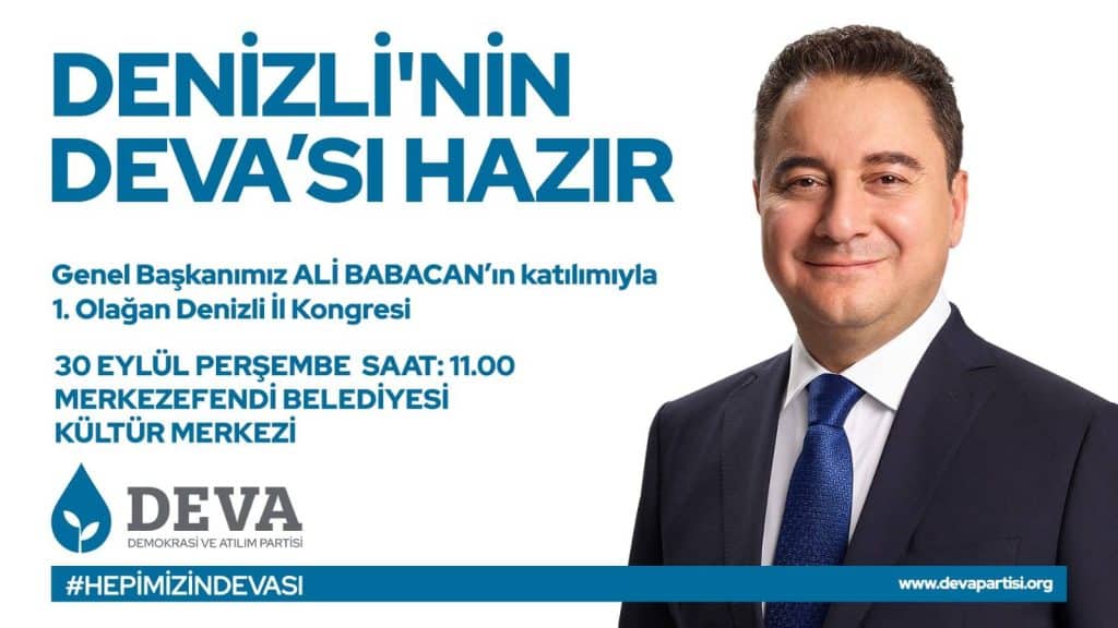 ALİ BABACAN, KURMAYLARIYLA DENİZLİ’YE ÇIKARMA YAPIYOR…