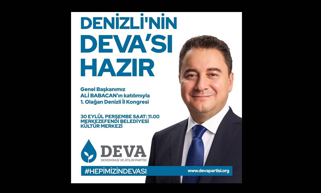 BABACAN DENİZLİ’YE GELİYOR…