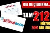 ÇILDIRTAN LOTO DENİZLİ’YE ÇIKTI…