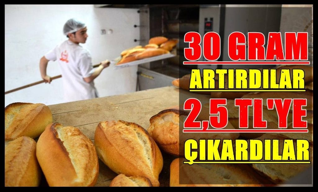 DENİZLİ'DE EKMEK, 5 AY SONRA YENİDEN ZAMLANDI...