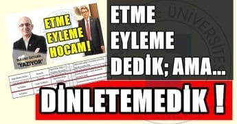 ‘ESKİ REKTÖRDEN NE FARKIN KALDI?’