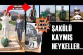 HEYKELLERİ, BELEDİYENİN DEMİRCİ USTALARINA YAPTIRMIŞLAR…