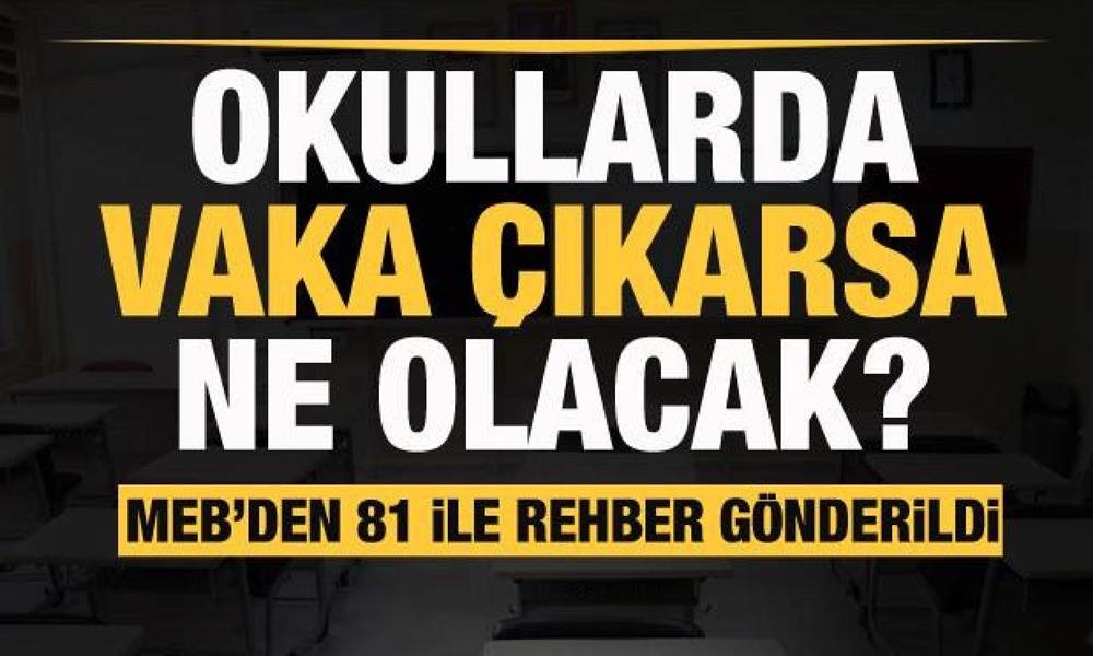 İŞTE OKULLARDA, VAKA TESPİTİ SONRASI YAPILACAKLAR…