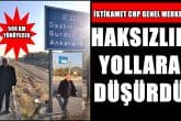 SESİNİ DUYURAMAYINCA, YOLLARA DÜŞTÜ…