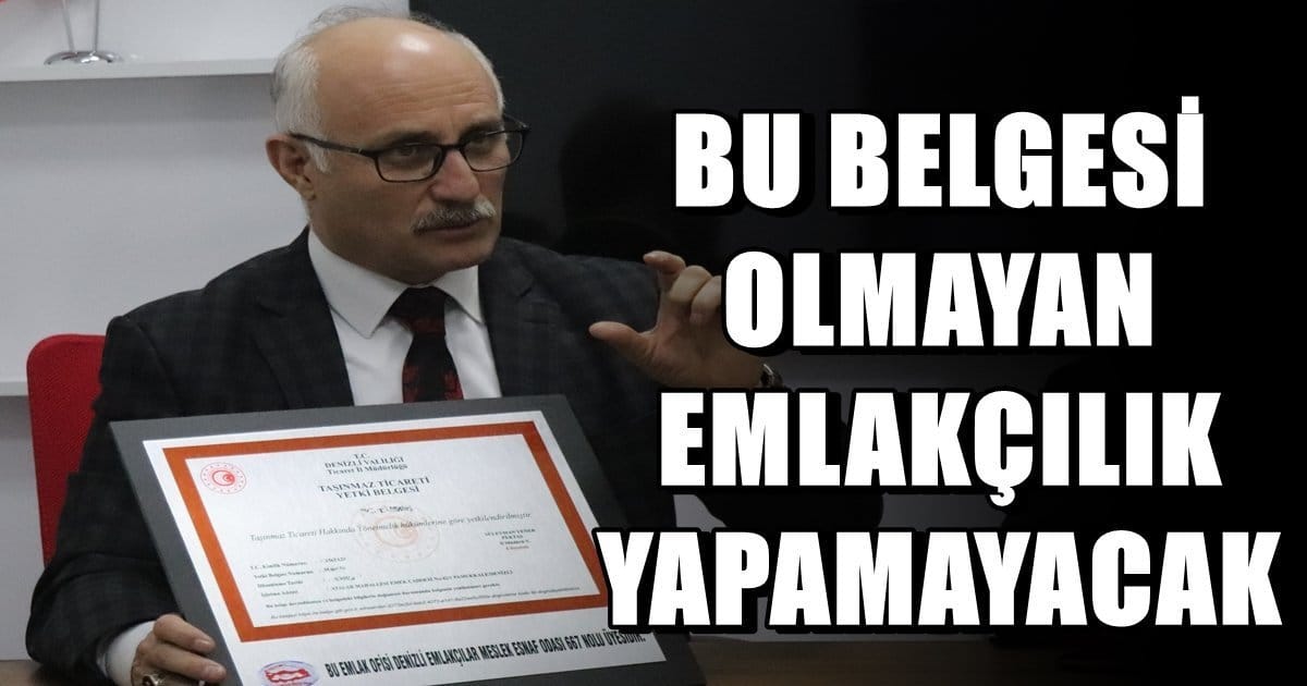 Satış Yetkisi Vermeden Önce, Emlakçınızdan Bu Belgeyi İsteyin…