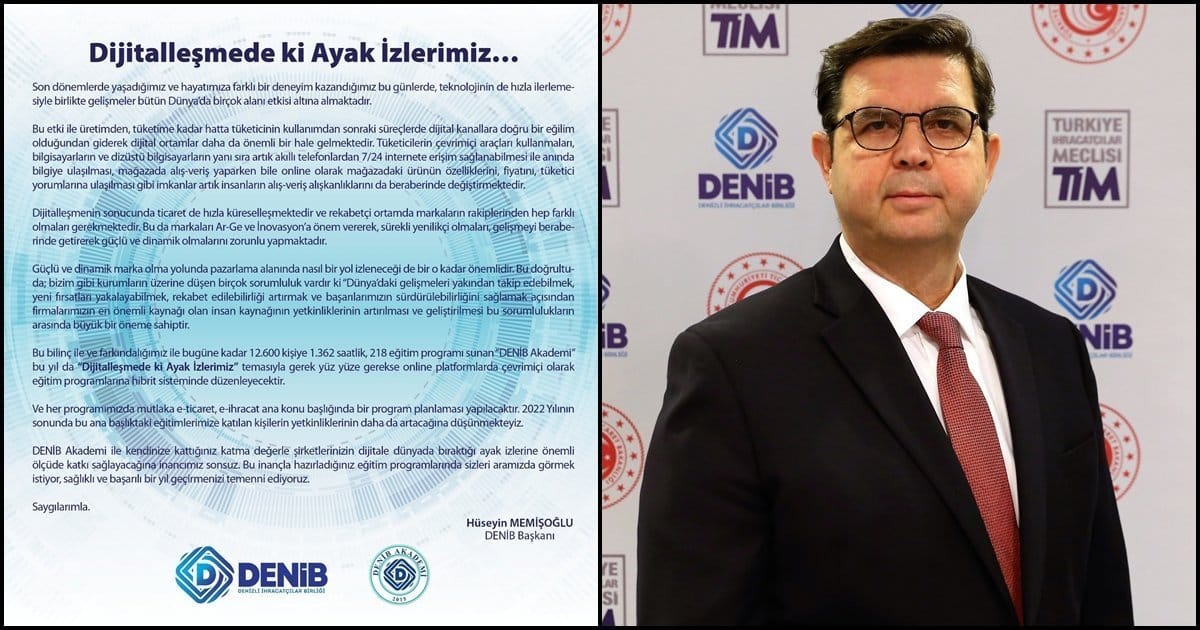 DENİB Akademi’nin 2022 Teması ‘Dijitalleşmedeki Ayak İzlerimiz’ Oldu…