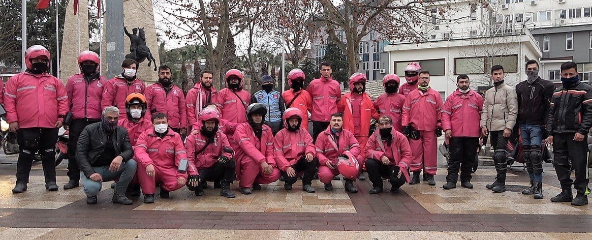 Denizli’de Motokuryeler Kontak Kapattı…