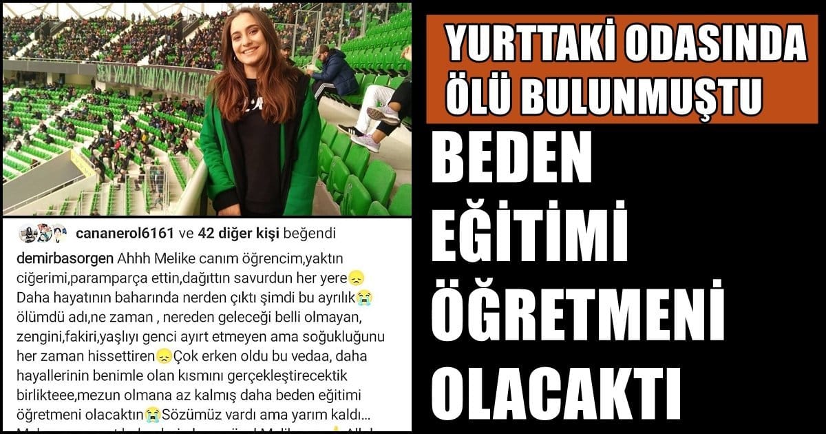 PAÜ’lü Melike’nin Öğretmeninden, Yürek Yakan Paylaşım…