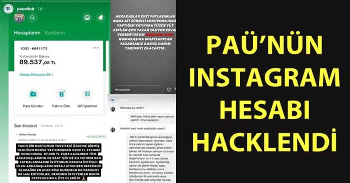 PAÜ’nün Instagram Hesabı, Dolandırıcıların Eline Geçti…