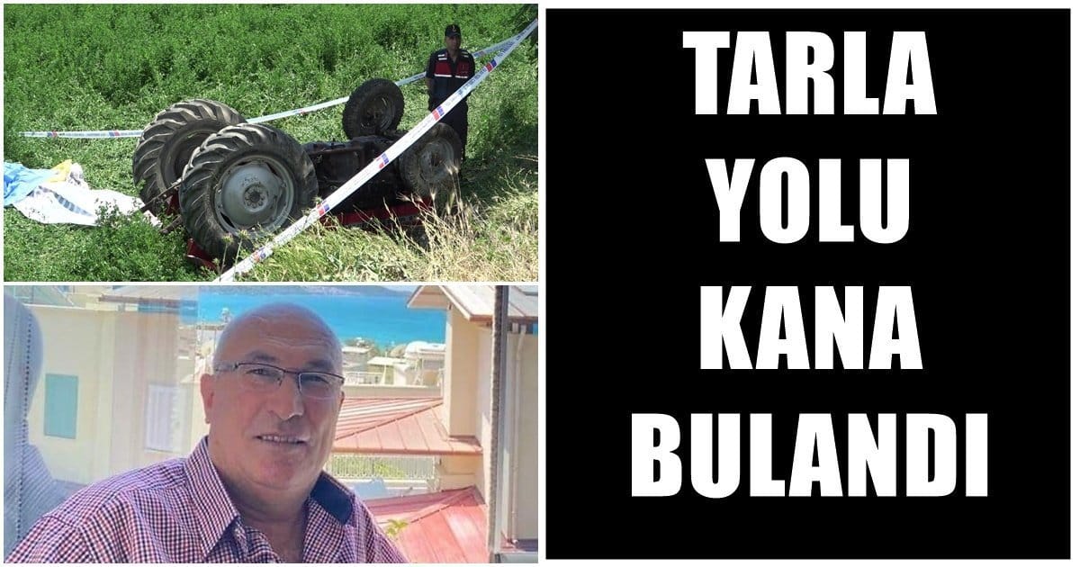 Traktör Tarlaya Uçtu, 2 Çiftçi Can Verdi…