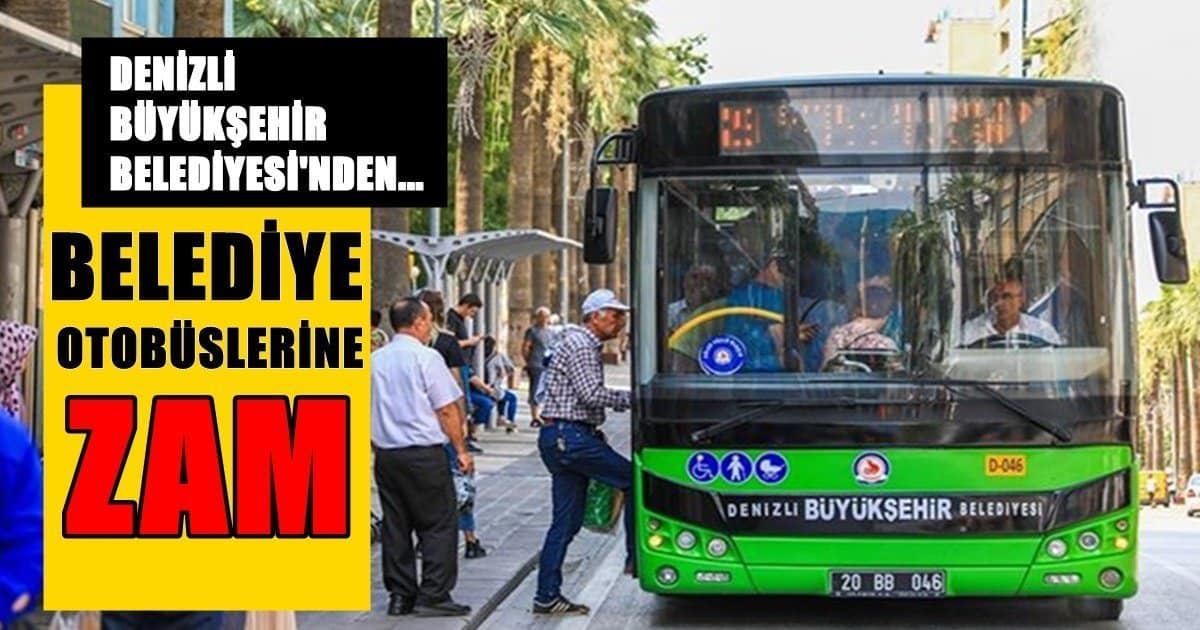 Otobüs Zamları, Yarından İtibaren Geçerli Olacak…