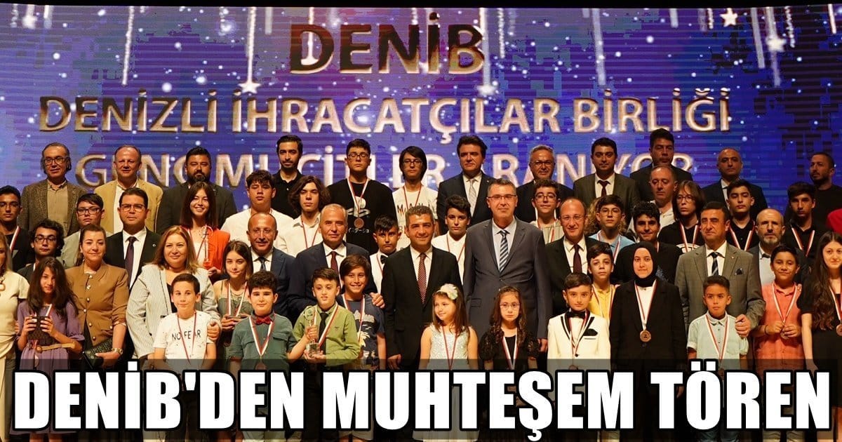 DENİB 5. Genç Mucitler Yarışması’nın Kazananları, Ödüllerini Aldı…