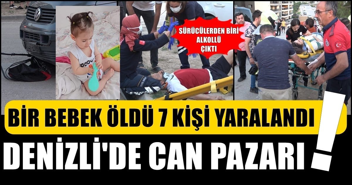 Kavşakta Çarpışan Araçlar, Kaldırımda Yürüyenleri Ezdi…