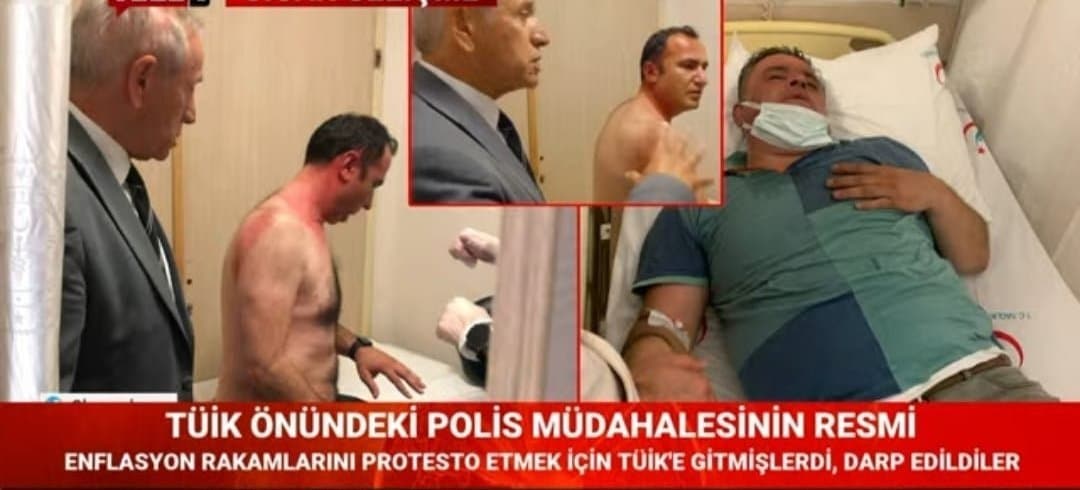 TÜİK Eyleminde Genel Başkan ve Denizli Şube Başkanı Gözaltına Alındı…