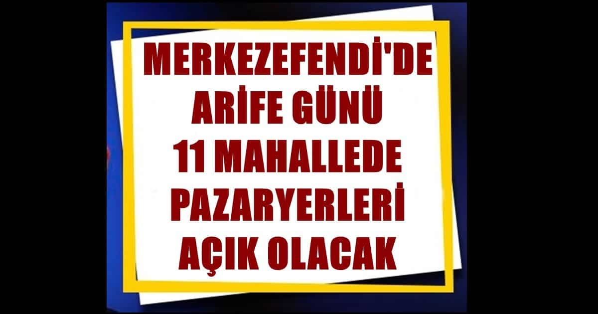 Bayram Öncesi Vatandaşlar İhtiyaçlarını Alabilecek…