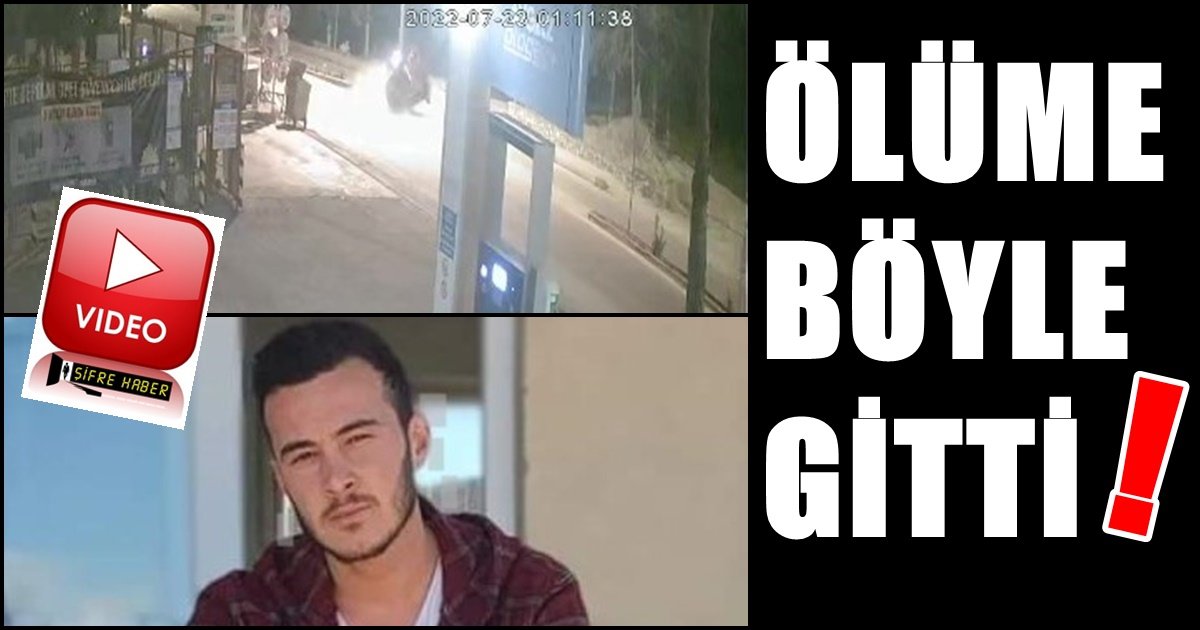 Talihsiz Gencin Kaza Anları Kameralarda…