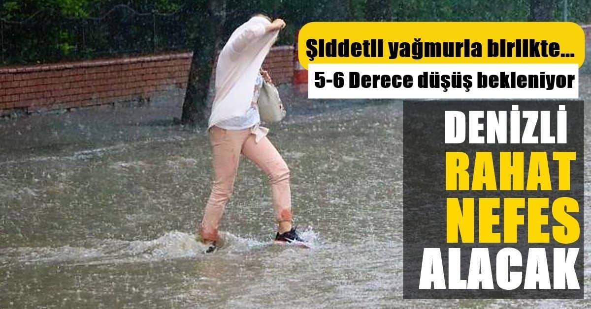 Denizli ve Çevresinde Sıcaklıklar Düşecek…