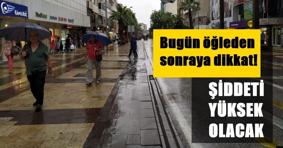 Denizli’ye Şiddetli Yağış Uyarısı…
