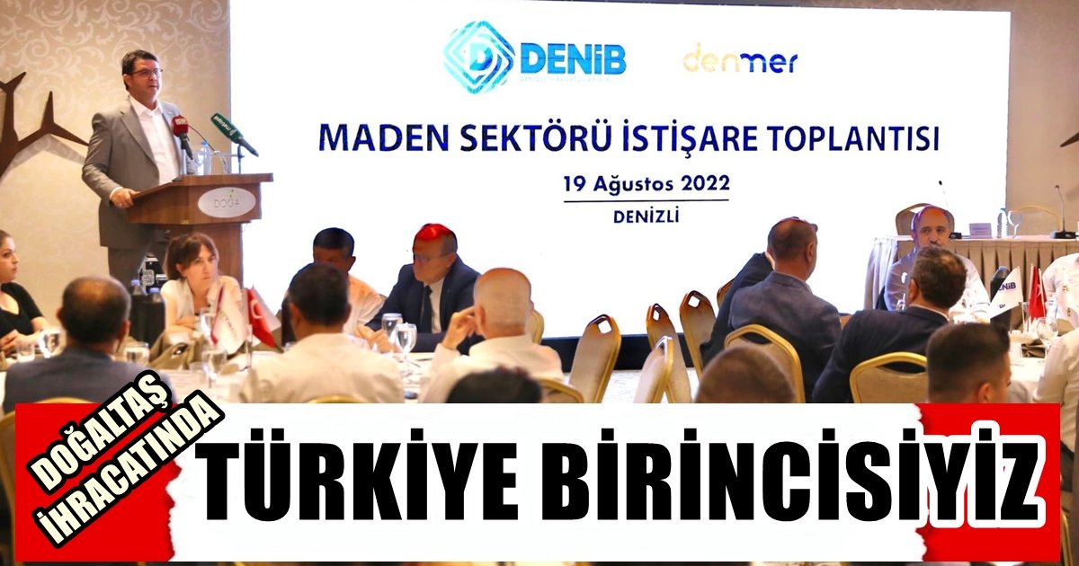 DENİB Başkanı Memişoğlu: 123 Ülkeye İhraç Ediyoruz…